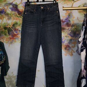 NWT Juicy Couture Womans Button Fly Medium Wash Relaxed Fit